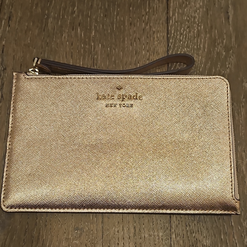 Kate Spade Rose Gold Wristlet.